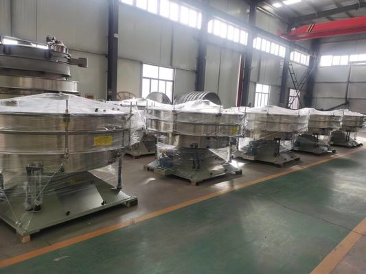 SS304 غربال النشا شاشة الاهتزاز بالموجات فوق الصوتية طبقة مزدوجة ZY2000 4KW