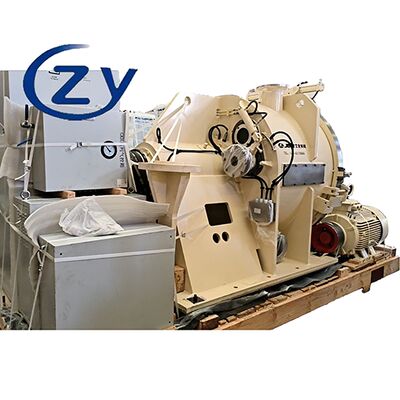 جهاز طرد مركزي كاشط منخفض الطاقة مع فصل معزز للمواد الصلبة والسائلة