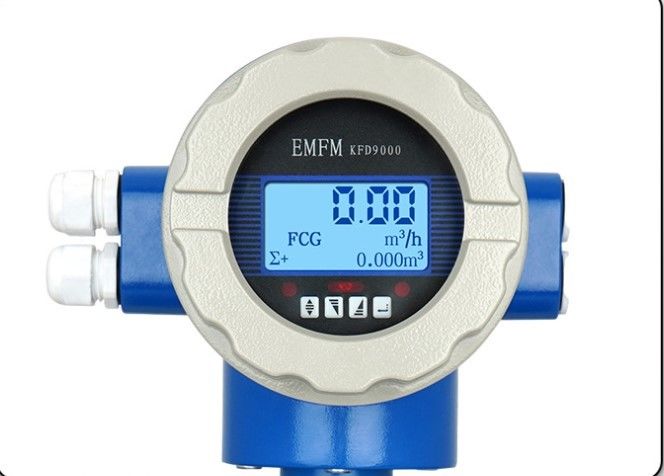 نطاق الضغط 0-0.6mpa عداد تدفق من النوع الكهرومغناطيسي IP65