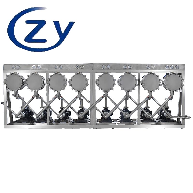 فاصل هيدروسيكلون النشا من الفولاذ المقاوم للصدأ لتكرير 15-18 مرحلة في معالجة الكسافا والبطاطس والذرة