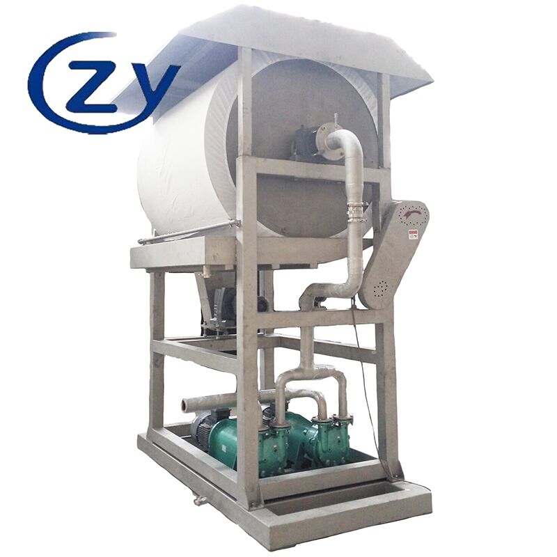 مرشح الفراغ المخصص للقشدة الأرزية إزالة الرطوبة المستمرة لخطوط معالجة الأرز الصناعية