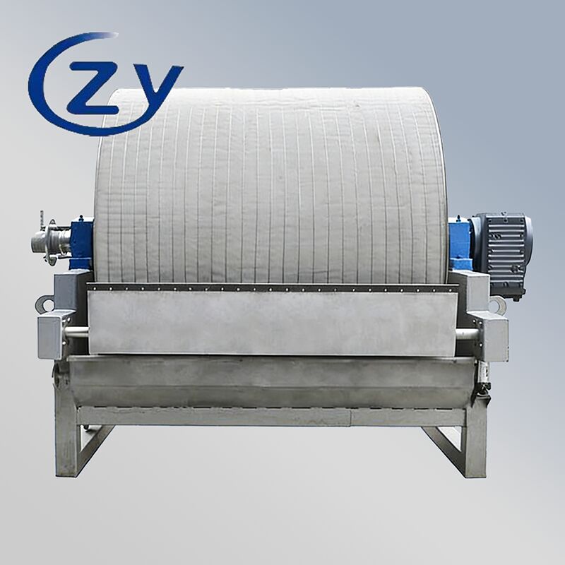 Vacuum Drum Filter with Built-in Cleaning Easy-Maintenance Dewatering Equipment for Starch Factory