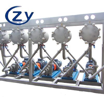 عدة عواصف غذائية لغسل نشويات عالية النقاء وتركيزها