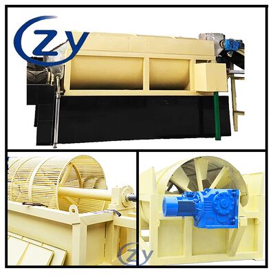 Heavy-Duty Rotary Peeler Designed for Efficient Cassava Washing and Thorough Desliming