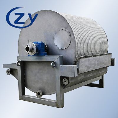 فلتر فراغ SS304 من الفولاذ المقاوم للصدأ الصناعي بقدرة 2-8t/h ومحرك متغير التردد لنزح الماء من النشا