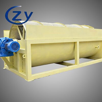 قشرة الكاسافا الدوارة من الفولاذ المقاوم للصدأ ذات الجودة الغذائية مع عملية قشرة مضادة للتيار لإنتاج النشا الصناعي