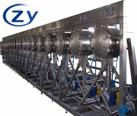 التكرير الهيدروسيكلون النشا 2t / H 30kw مستحلب إزالة الشحوم