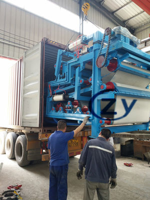 ماكينات ضغط حزام نزع الماء من الألياف 10 - 20t / H للكسافا التابيوكا الطازجة