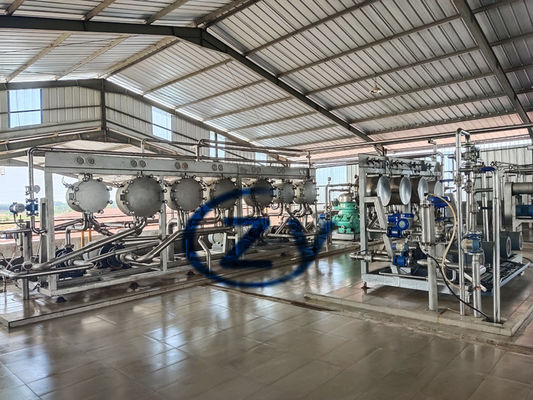Multicyclone Remove Fiber Tapioca Starch Machine PLC التحكم