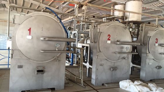الفولاذ المقاوم للصدأ 20t / H آلة نشا البطاطا الحلوة مع سلة 1000mm